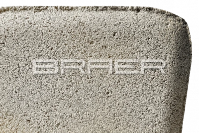 Тротуарная плитка BRAER Классико круговая, Белый, 60 мм Тротуарная плитка BRAER Классико круговая, Белый, 60 мм