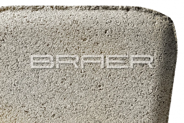 Тротуарная плитка BRAER Классико круговая, Белый, 60 мм Тротуарная плитка BRAER Классико круговая, Белый, 60 мм