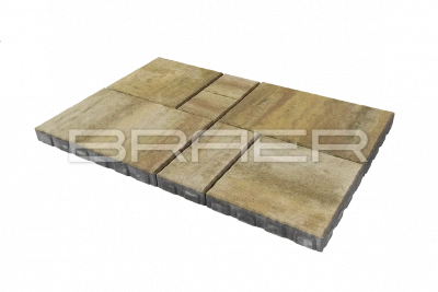 Тротуарная плитка BRAER Патио, Color Mix Саванна, 60 мм Тротуарная плитка BRAER Патио, Color Mix Саванна, 60 мм