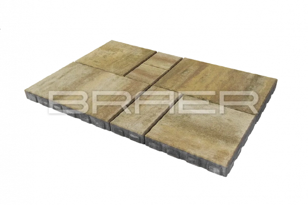 Тротуарная плитка BRAER Патио, Color Mix Саванна, 60 мм Тротуарная плитка BRAER Патио, Color Mix Саванна, 60 мм