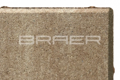 Тротуарная плитка BRAER Прямоугольник, Color Mix Миндаль, 60 мм Тротуарная плитка BRAER Прямоугольник, Color Mix Миндаль, 60 мм