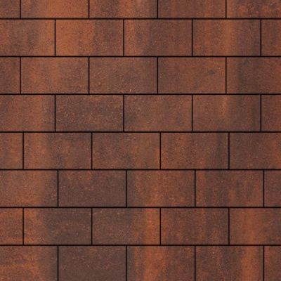 Тротуарная плитка Steinrus Бельпассо Медио, 80 мм, ColorMix Брук, гладкая