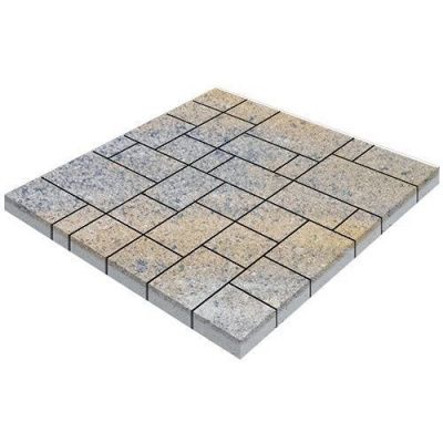 Тротуарная плитка Steinrus Инсбрук Альпен, 60 мм, ColorMix Сиена, гладкая Тротуарная плитка Steinrus Инсбрук Альпен, 60 мм, ColorMix Сиена, гладкая