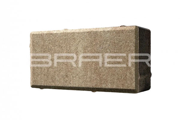 Тротуарная плитка BRAER Прямоугольник, Color Mix Миндаль, 60 мм Тротуарная плитка BRAER Прямоугольник, Color Mix Миндаль, 60 мм