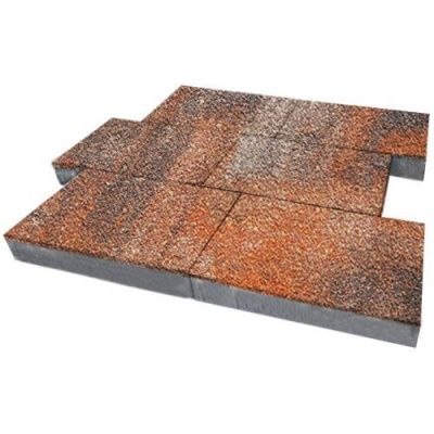 Тротуарная плитка Steinrus Парк Плейс, 60 мм, ColorMix Рей, Native Тротуарная плитка Steinrus Парк Плейс, 60 мм, ColorMix Рей, Native