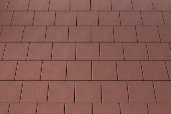Тротуарная плитка STELLARD Квадрат 20х20 «Бордовый» 60 мм Тротуарная плитка STELLARD Квадрат 20х20 «Бордовый» 60 мм
