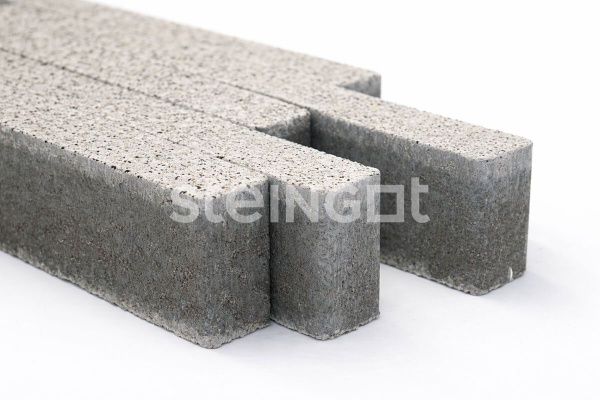 Ригельный кирпич Белый гранит (Bianco Nero) (частичный прокрас) 70 мм Ригельный кирпич Белый гранит (Bianco Nero) (частичный прокрас) 70 мм