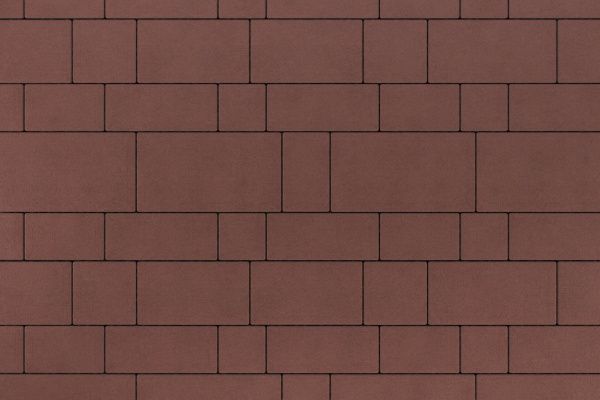 Тротуарная плитка STELLARD Микс Сити «Бордовый» 60 мм Тротуарная плитка STELLARD Микс Сити «Бордовый» 60 мм