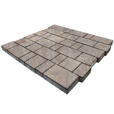Тротуарная плитка Steinrus Новый город Рид, 80 мм, Colormix Берилл, гладкая Тротуарная плитка Steinrus Новый город Рид, 80 мм, Colormix Берилл, гладкая