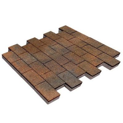 Тротуарная плитка Steinrus Севилья ColorMix Штайнрус, 80 мм, Native Тротуарная плитка Steinrus Севилья ColorMix Штайнрус, 80 мм, Native