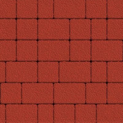 Тротуарная плитка Steinrus Инсбрук Альт Брик, 60 мм, Красный, native