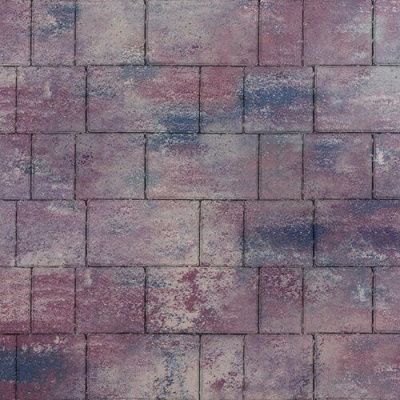 Тротуарная плитка Steinrus Новый город, 40мм, ColorMix Каратау, гладкая Тротуарная плитка Steinrus Новый город, 40мм, ColorMix Каратау, гладкая