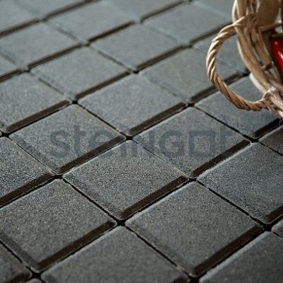 Тротуарная плитка Steingot Квадрат 100х100х60 Черный (верхний прокрас) Тротуарная плитка Steingot Квадрат 100х100х60 Черный (верхний прокрас)