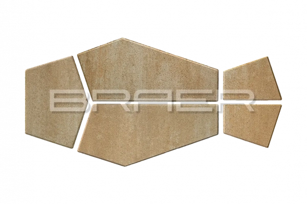 Тротуарная плитка BRAER Витраж, Color Mix Плато, 80 мм Тротуарная плитка BRAER Витраж, Color Mix Плато, 80 мм