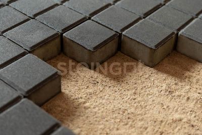 Тротуарная плитка Steingot Квадрат 100х100х60 Черный (верхний прокрас) Тротуарная плитка Steingot Квадрат 100х100х60 Черный (верхний прокрас)