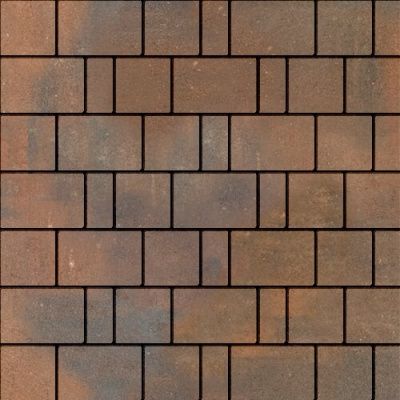 Тротуарная плитка Steinrus Бергамо Colormix Штайнрус, 40 мм, гладкая Тротуарная плитка Steinrus Бергамо Colormix Штайнрус, 40 мм, гладкая
