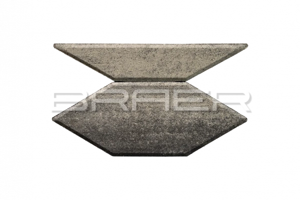 Тротуарная плитка BRAER Карат, Color Mix Ночь, 80 мм Тротуарная плитка BRAER Карат, Color Mix Ночь, 80 мм