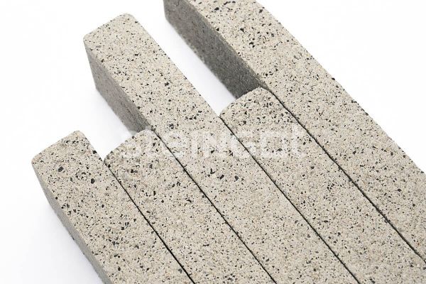 Ригельный кирпич Белый гранит (Bianco Nero) (частичный прокрас) 70 мм Ригельный кирпич Белый гранит (Bianco Nero) (частичный прокрас) 70 мм