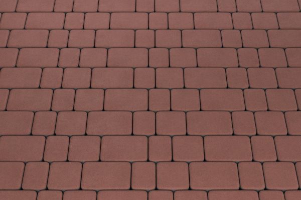 Тротуарная плитка STELLARD Старый город «Бордовый» 60 мм Тротуарная плитка STELLARD Старый город «Бордовый» 60 мм
