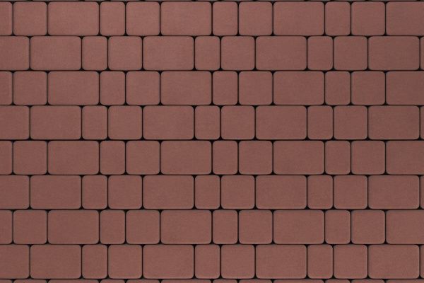 Тротуарная плитка STELLARD Старый город «Бордовый» 60 мм Тротуарная плитка STELLARD Старый город «Бордовый» 60 мм