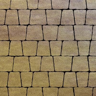 Тротуарная плитка Steinrus Аттика, 60 мм, ColorMix Брайс, native Тротуарная плитка Steinrus Аттика, 60 мм, ColorMix Брайс, native