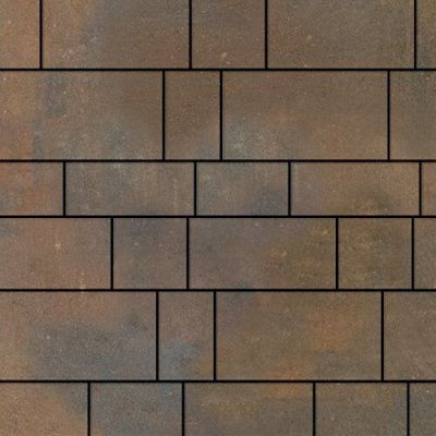 Тротуарная плитка Steinrus Инсбрук Тироль, 60 мм, ColorMix Штайнрус, гладкая