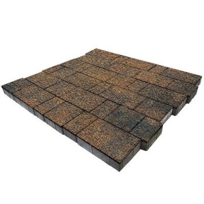 Тротуарная плитка Steinrus Бельпассо, 60 мм, ColorMix Бомонт, native Тротуарная плитка Steinrus Бельпассо, 60 мм, ColorMix Бомонт, native