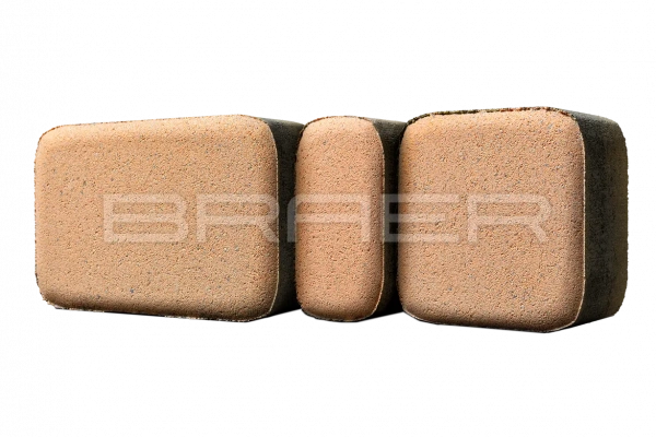 Тротуарная плитка BRAER Классико, Медовый, 60 мм Тротуарная плитка BRAER Классико, Медовый, 60 мм