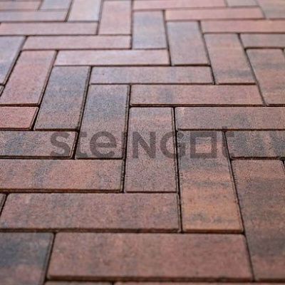 Тротуарная плитка Steingot Паркет "Клинкер" 60 мм