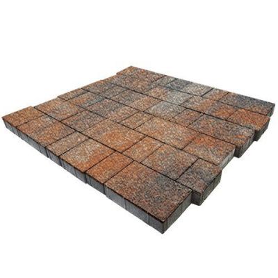 Тротуарная плитка Steinrus Бельпассо, 60 мм, ColorMix Рей, native Тротуарная плитка Steinrus Бельпассо, 60 мм, ColorMix Рей, native