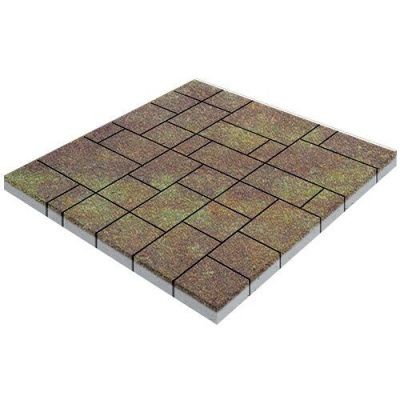 Тротуарная плитка Steinrus Инсбрук Альпен, 60 мм, ColorMix Порто, native Тротуарная плитка Steinrus Инсбрук Альпен, 60 мм, ColorMix Порто, native
