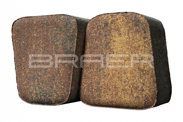 Тротуарная плитка BRAER Классико круговая, Color Mix Мальва, 60 мм Тротуарная плитка BRAER Классико круговая, Color Mix Мальва, 60 мм