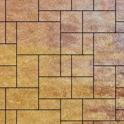 Тротуарная плитка Steinrus Инсбрук Альпен, 60 мм, ColorMix Брайс, native