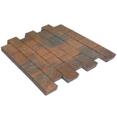 Тротуарная плитка Steinrus Грас, 80 мм, ColorMix Штайнрус, native Тротуарная плитка Steinrus Грас, 80 мм, ColorMix Штайнрус, native