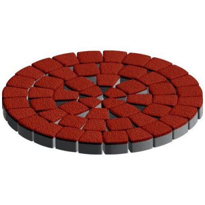 Тротуарная плитка Steinrus Классико Нео, 60 мм, красный, native Тротуарная плитка Steinrus Классико Нео, 60 мм, красный, native
