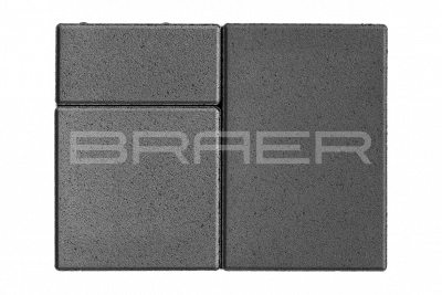 Тротуарная плитка BRAER Старый город Ландхаус, Серый, 60 мм Тротуарная плитка BRAER Старый город Ландхаус, Серый, 60 мм