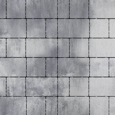 Тротуарная плитка Steinrus Новый город Лион, 60 мм, ColorMix Монохром, гладкая