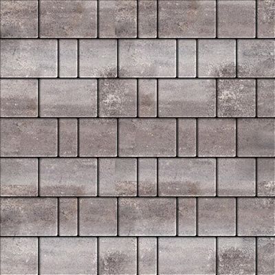Тротуарная плитка Steinrus Бергамо Colormix Умбра, 40 мм, гладкая