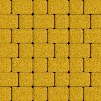 Тротуарная плитка Steinrus Инсбрук Альт Дуо, 60 мм, Желтый, antico