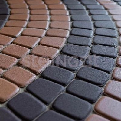 Тротуарная плитка Steingot Классика круговая Темно-коричневая 60 мм Тротуарная плитка Steingot Классика круговая Темно-коричневая 60 мм