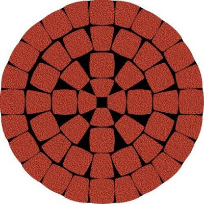 Тротуарная плитка Steinrus Классико Нео, 60 мм, красный, native Тротуарная плитка Steinrus Классико Нео, 60 мм, красный, native