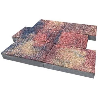 Тротуарная плитка Steinrus Парк Плейс, 60 мм, ColorMix Оригон, Native Тротуарная плитка Steinrus Парк Плейс, 60 мм, ColorMix Оригон, Native